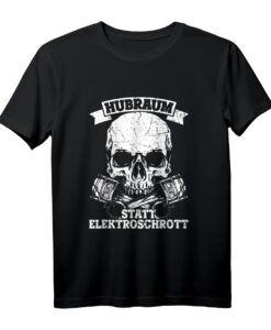 Hubraum statt Elektroschrott - Auto Tuning Motorsport T-Shirt für Tuningliebhaber und Motorsportfans