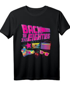 I Love 80's Retro T-Shirt  Buntes Vintage Shirt für 80er & 90er Party, Geschenk & Alltagsmode