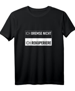 Ich Bremse Nicht Ich Rekuperiere E-Auto T-Shirt - Lustiges Motorsport- & Tuning-Geschenk für Autoliebhaber, Schrauber & Drift-Fans