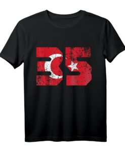 Izmir 35 Memleket Türkische Fahne T-Shirt  Perfekte Geschenkidee für Izmir-Liebhaber, Geburtstag & Bayram