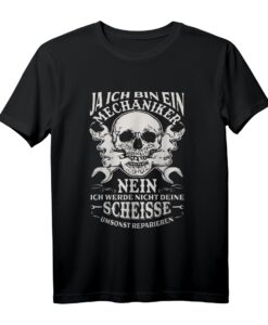Ja Ich Bin Ein Mechaniker Spruch T-Shirt für KFZ, Mechatroniker & Auto Enthusiasten  Perfektes Geschenk für Beruf & Hobby