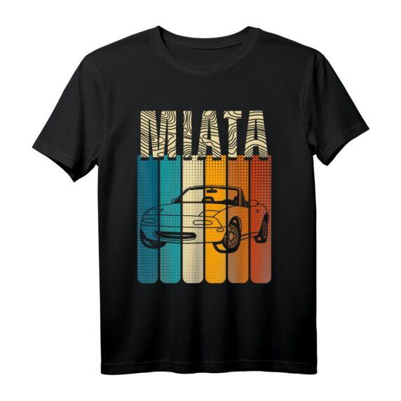 Japanisches Miata Auto Retro Vintage Sportwagen Legende T-Shirt - 90er Jahre Design für Auto Fans