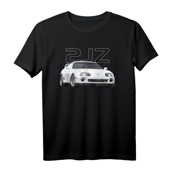 JDM Auto MK4 2JZ Turbo A80 T-Shirt in Weiß  Perfektes Fanartikel für Tuner, Renn- und Drag Racing Fans