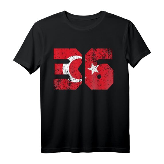 Kars 36 Memleket Türkei Fahne T-Shirt  Ideale Geschenkidee für Heimatliebhaber und Freunde, perfekt für Geburtstage & Bayram