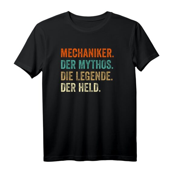 KFZ Mechaniker Geschenke Schrauber Automechaniker T-Shirt - Robustes, klassisch geschnittenes Werkstattshirt