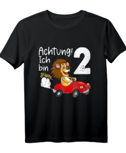 Kinder 2. Geburtstag Löwe Shirt für Jungen - Safari Tier Motiv, Geschenkidee zum Geburtstag & Feier