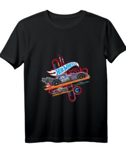 Kinder Hot Wheels Rennbahn T-Shirt - Offizielle Mattel Bekleidung in Verschiedenen Farben & Größen