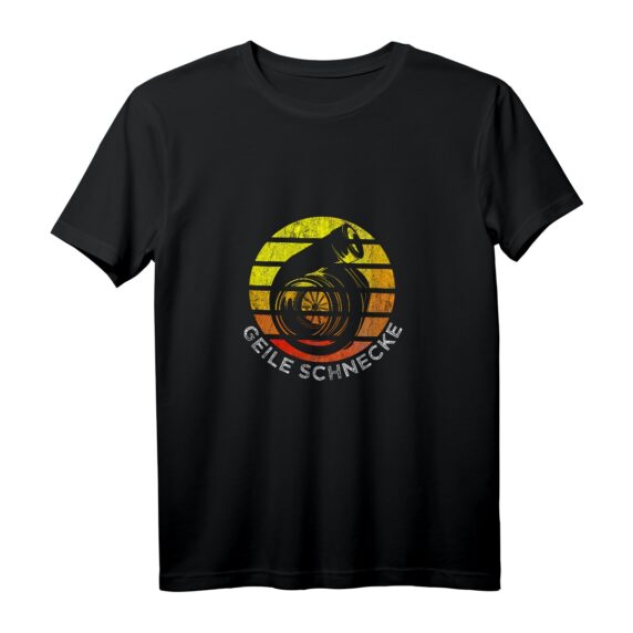 Kompressor Turbo Auto T-Shirt - Boost Mechaniker Schnecke für Tuner, Rennfahrer & Autoliebhaber, Geschenk für Werkstatt & Garage