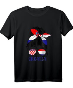 Kroatien Mädchen Kroatien Frau Stolz Kroatien Flagge T-Shirt  Für Kroatien- und Kanada-Fans, Nationalstolz, Geschenkidee
