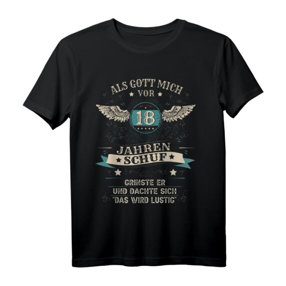 Lustiges 18. Geburtstag T-Shirt für Junge & Mädchen - Witziges Geschenk und Deko für den 18. Geburtstag 2006