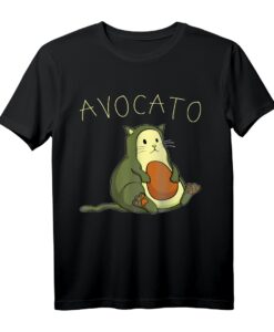 Lustiges Avocado-Katze T-Shirt  Perfektes Geschenk für Katzenliebhaber, Kinder & Freunde zu Geburtstag oder Weihnachten