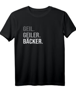 Lustiges Bäcker T-Shirt für Gesellen, Meister & Lehrlinge  Perfekt für die Bäckerei und Backstube