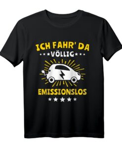 Lustiges Elektroauto Spruch T-Shirt - Für E-Auto Fahrer & Elektromobilitätsfans mit E-Mobilitäts-Motiv