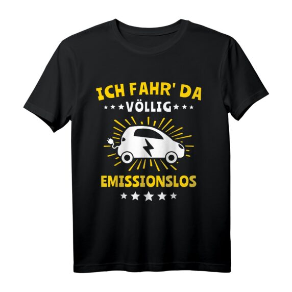 Lustiges Elektroauto Spruch T-Shirt - Für E-Auto Fahrer & Elektromobilitätsfans mit E-Mobilitäts-Motiv