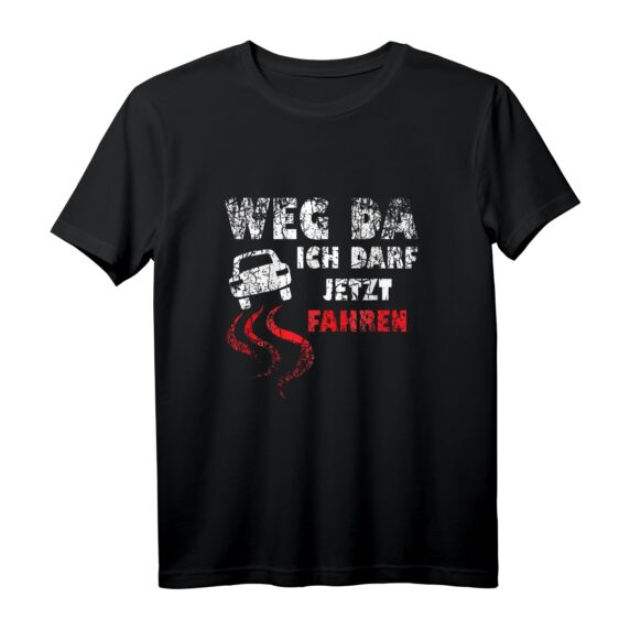 Lustiges Führerschein Fahranfänger T-Shirt - Perfekt für bestandene Führerscheinprüfung, Geburtstag & Weihnachten Geschenkidee für junge Fahrer