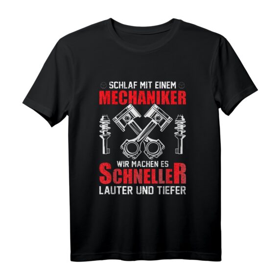 Lustiges Kfz Mechaniker T-Shirt mit Spruch  Für Tuning, Garage & Werkstatt, Perfektes Geschenk für Autoliebhaber