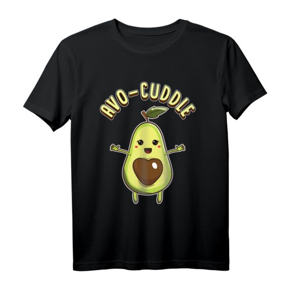Lustiges Niedliches Avo-cuddle Avocado T-Shirt  Perfekt für Veganer, Vegetarier und Avocado-Liebhaber