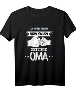 Lustiges Oma T-Shirt mit Spruch  Perfektes Geschenk für Oma zum Geburtstag, Muttertag & Weihnachten