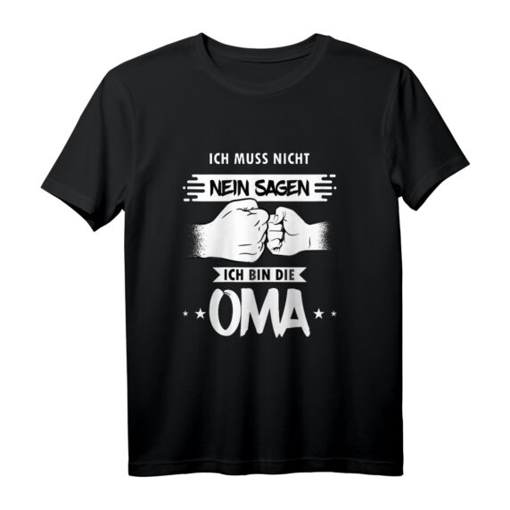 Lustiges Oma T-Shirt mit Spruch  Perfektes Geschenk für Oma zum Geburtstag, Muttertag & Weihnachten