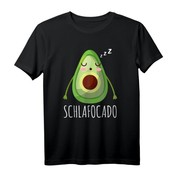 Lustiges Schlafocado Avocado T-Shirt mit Chillen Spruch  Perfekt für Veganer, Vegetarier & Avocado-Liebhaber zu Geburtstag & Weihnachten