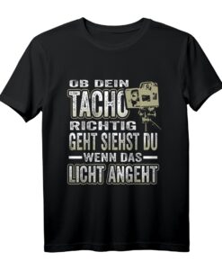 Mobile Blitzanlage Tacho Raser T-Shirt für Tuner, Schrauber & Motorsportfans  Lustiges Outfit für Automechaniker, KFZ Mechaniker & Raser