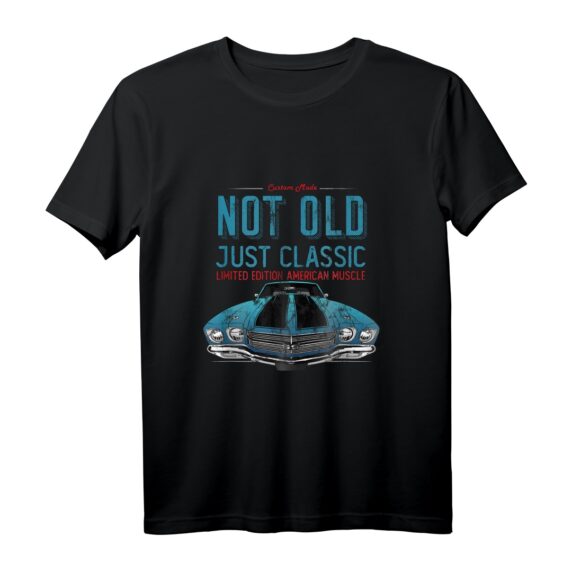 Nicht alt, nur Jahrgang klassisch - Vintage Oldtimer Auto Geburtstags-T-Shirt für Männer & Auto-Liebhaber