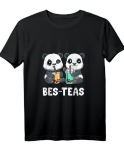 Niedliches Bubble Tea Panda T-Shirt - Lustiges Kawaii Boba Tee Design für Anime-, Manga- und Bubble Tea Fans
