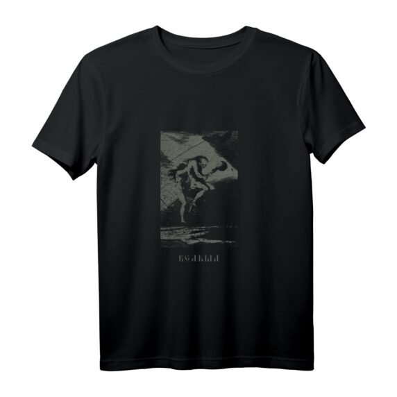 Occult Rußland Baba Jaga Gothic Langarmshirt  Vintage Horror Design für Fans von Witchcraft, Post Punk und Alternative Fashion