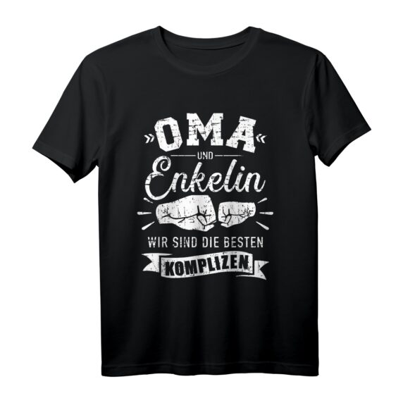 Oma und Enkelin wir sind die besten Komplizen T-Shirt  Perfektes Muttertagsgeschenk für Oma und Enkelkind