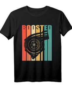 Retro Mechaniker Turbo Auto T-Shirt - Geschenk für Tuner, Drifter, Rennwagenbesitzer und Motorsportfans
