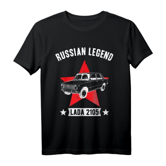 Schiguli Lada Auto PKW Russland UdSSR T-Shirt - Nostalgisches Design für Automobilfans und Sowjetauto-Enthusiasten