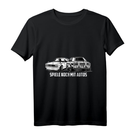 Spiele noch mit Autos - Lustiges Tuning Fan T-Shirt für Schrauber, Mechaniker und Auto Enthusiasten als Geschenk