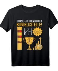 Sponsor der Bußgeldstelle Schrauber KFZ Mechaniker T-Shirt  Für Tuning, Motorsport & Werkstattprofis