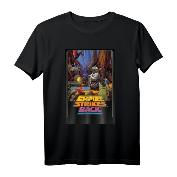 Star Wars The Empire Strikes Back Yoda Poster T-Shirt - Offizielles Merchandise für Fans aller Altersgruppen