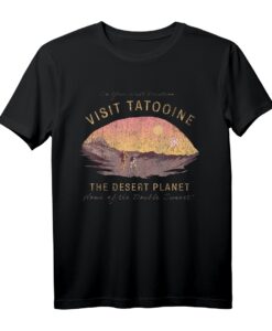 Star Wars Visit Tatooine The Desert Planet T-Shirt  Offiziell Lizenzierte Star Wars Apparel für Fans