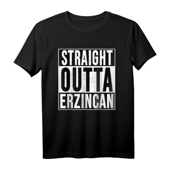 STRAIGHT OUTTA Erzincan 24 Memleket Türkei Geschenkidee T-Shirt  Perfekt für Heimatliebhaber und Freunde aus Erzincan