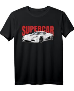 Supercar, Sportwagen, Muskelauto & Rennauto T-Shirt  Perfektes Geschenk für Rennsportfans, Kinder & Erwachsene