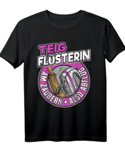Teig Flüsterin Konditorin Hobbybäckerin Backen T-Shirt - Lustiges Retro Design für Frauen, Bäckerinnen & Nachwuchs Backprofis