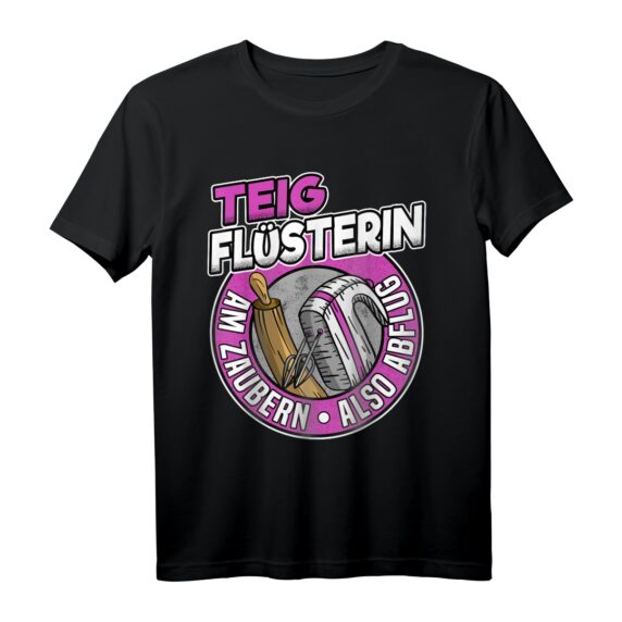 Teig Flüsterin Konditorin Hobbybäckerin Backen T-Shirt - Lustiges Retro Design für Frauen, Bäckerinnen & Nachwuchs Backprofis