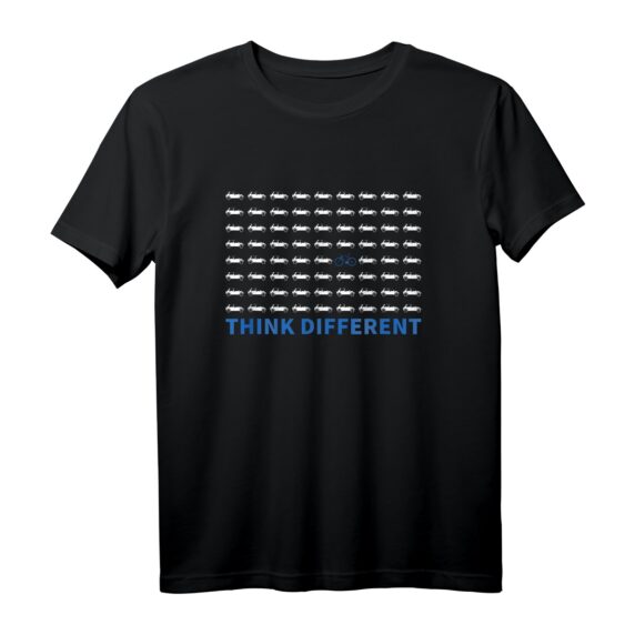 Think Different Fahrrad T-Shirt für Radfahrerinnen und Fahrradfahrer  Lustiges Fahrradmotiv, Geschenkidee für Bike Fans & Fahrradteam
