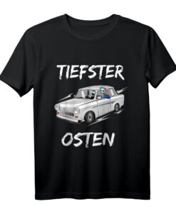 Trabant Shirt Tuning Ostdeutschland - Klassisches DDR Auto Design, Trabi 601 T-Shirt für Nostalgie & Auto Fans