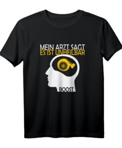 Turbo Tuning Boost T-Shirt  Cooles Geschenk für Auto- und Tuning-Fans, Turbo, V8, V6, PS & Motoren Liebhaber