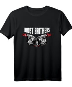 Turbo Tuning T-Shirt für Auto Enthusiasten - Boost Brothers, Leistungsstarkes Tuning-Shirt für Schrauber, Mechatroniker & Tuningtreffen