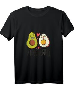 V[EGG]ANER Avocado und Ei Veganes Geschenkidee T-Shirt  Perfekt für Veganer & Tierliebhaber