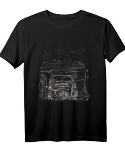 Vintage Auto Old Style Garage Rostiges Auto T-Shirt  Unikat für Auto Liebhaber, Schrauber & Bastler