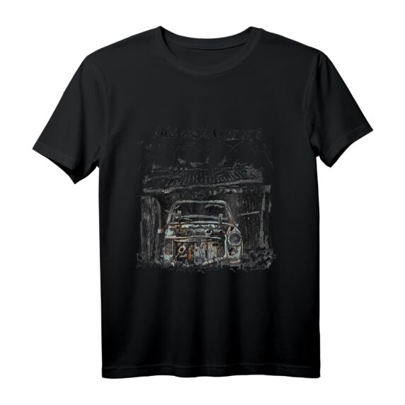 Vintage Auto Old Style Garage Rostiges Auto T-Shirt  Unikat für Auto Liebhaber, Schrauber & Bastler