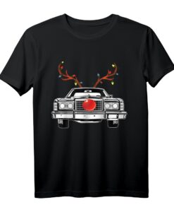 Vintage Auto Rentier T-Shirt  Lustiges Weihnachts-Trikot für Oldtimer-Fans & Auto-Enthusiasten als Geschenk