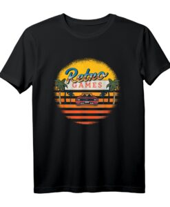 Vintage Retro Auto Tuning Game Oldtimer Sonne Geschenk T-Shirt  Perfektes Geburtstagsgeschenk für Gamer und Retro-Style Liebhaber