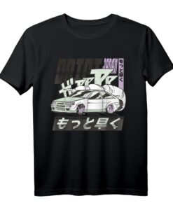 Vintage Retro Japanisches Anime Drift Autorennen T-Shirt - Perfekte Geschenkidee für Anime-, Rennsport- und Vintage-Fans