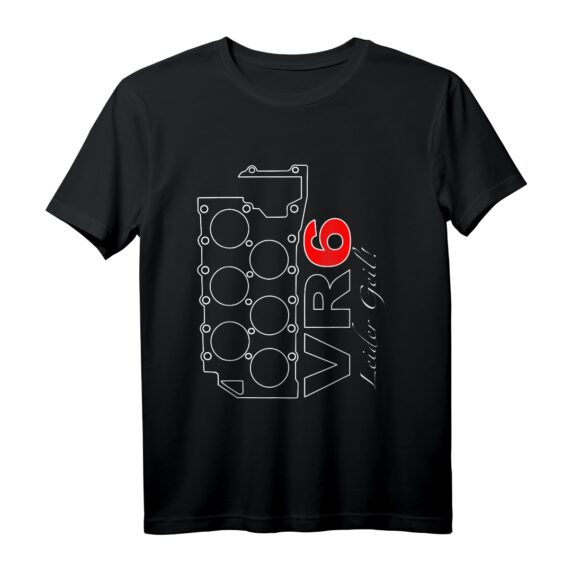 VR6 Motor Dichtung Tuning Auto Blocks T-Shirt  Perfektes Geschenk für Auto-Fans, Schrauber & Tuning-Enthusiasten zu Weihnachten, Geburtstag & Vatertag